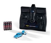 Carson 500504148 - H0 - VW Beetle mit Wohnwagen